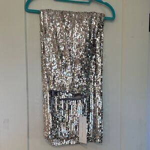 Silver Sequin pants